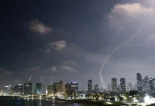 Irán lanza cientos de misiles a Israel este viernes