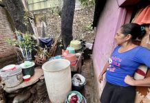 Familias afectadas por inundación tras desbordamiento de quebrada en Morazan.