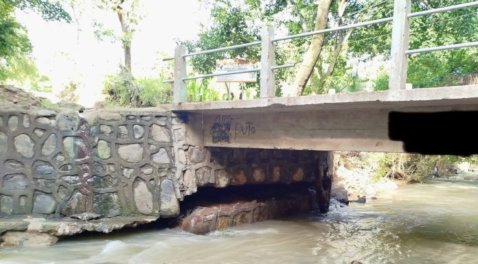 AUMENTAN DAÑOS EN PUENTE DE CHILANGA QUÉ CONECTA CON CANTON PEDERNAL