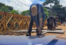 Trabajos de reconstrucción de puente entre colonia Morazán y San José están avanzados