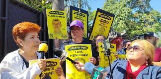 Exigen libertad para 11 veteranos de la tercera edad acusados de terrorismo En El Salvador.